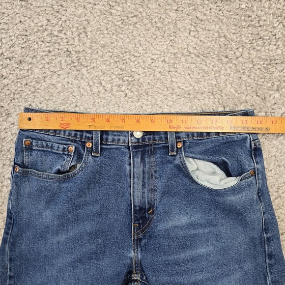Levis 512 Jeans Mens 32x34 (Fits 30x32) Blue Slim Taper Fit Stretch Denim Modern - Picture 8 of 12